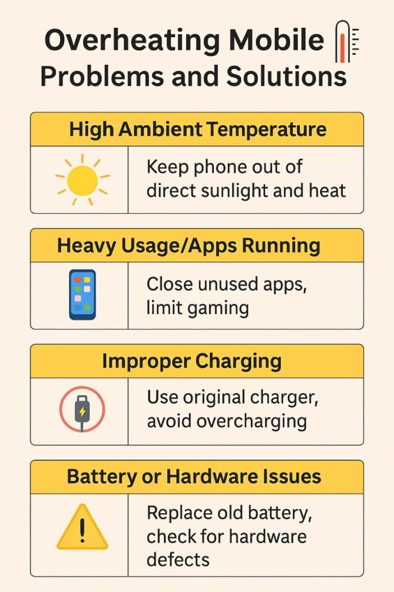 Overheating Mobile Problems And Solution – Causes Effects & Fixes - AA+ ...