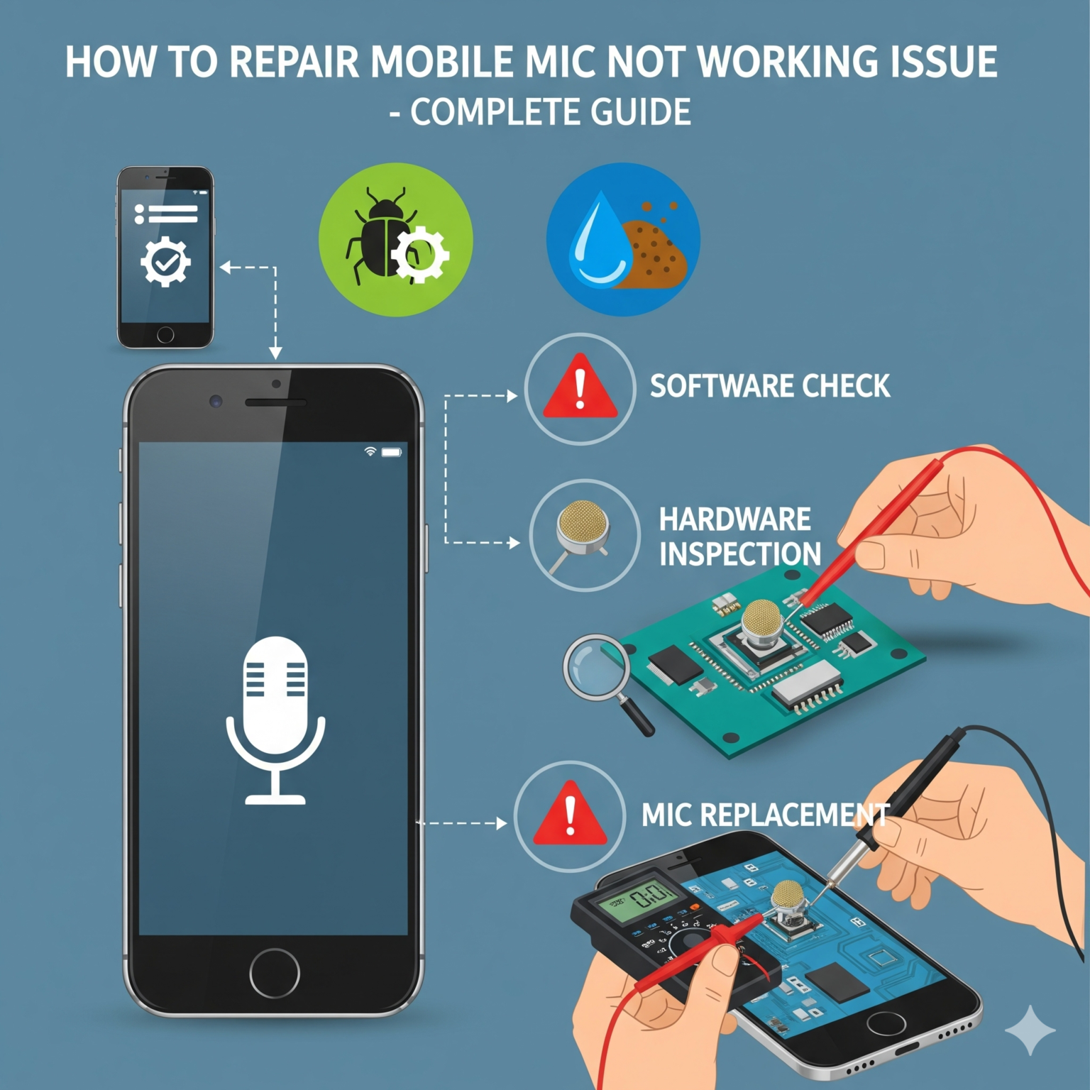 How to Repair Mobile Mic Not Working Issue – Complete Guide - AA+ ...